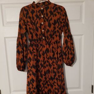 Leopard print dress